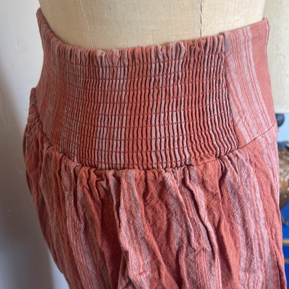 Free People Kats Striped Wide Leg Linen Pant - Picture 3 of 5